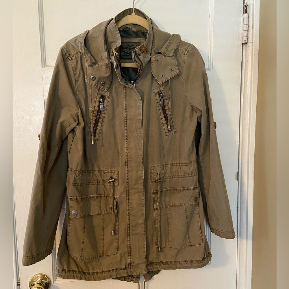 Levi Strauss woman’s utility jacket size medium.